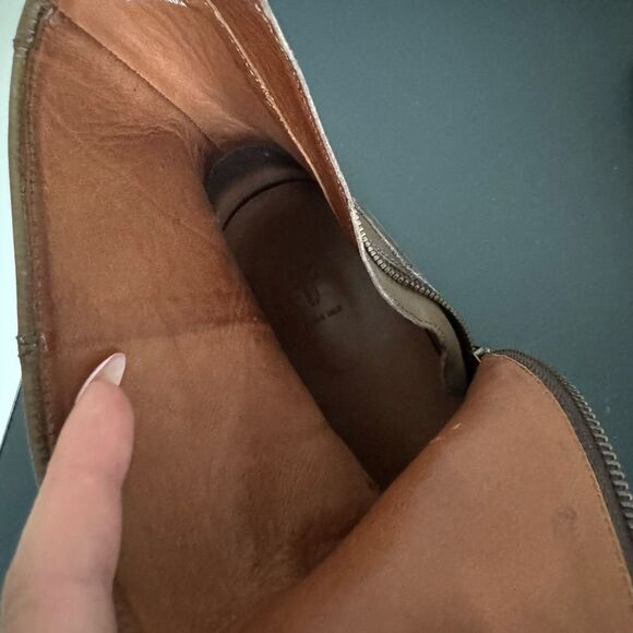 Frye Sawyer Men's Chelsea Boot Size 13 Leather Ankle Western Side Zipper Shoes - Picture 13 of 13